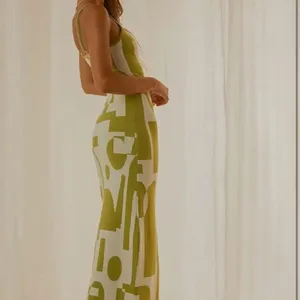 Print Maxi Dress White thumbnail 4