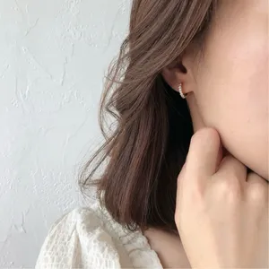 12mm CZ Small Gold Hoop Earrings for Women Men thumbnail 3