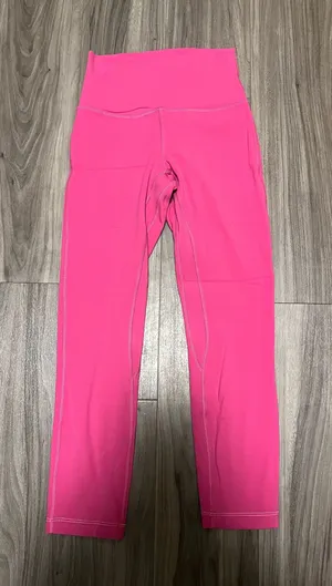 Lululemon Pink Cropped Leggings thumbnail 1