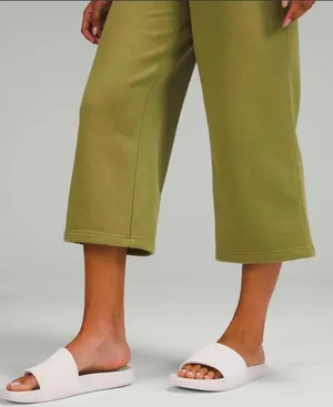 Loungeful High-Rise Wide Leg Crop Sweatpants thumbnail 4