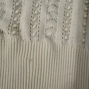Free People Cream Crew Neck Sweater thumbnail 2