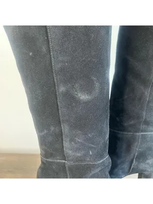 Chinese Laundry Krafty Knee High Women's Black Suede Boot Size 6.5 SKU#11-2348 thumbnail 7