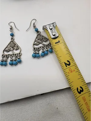 Vintage Jewelry set-3 Necklace Bracelet Earrings Boho thumbnail 15