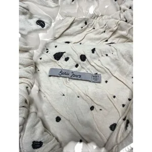 Beau Jours Cream and Black Dalmatian animal print oversized zip up Jacket Small thumbnail 7