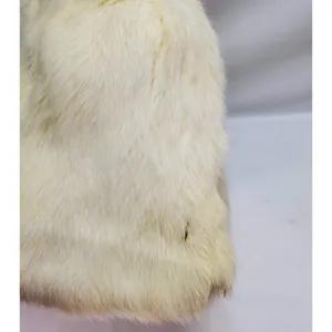 Winter Women Warm White Fox Fur Hat Outdoor Fluffy Funky Hat Bucket thumbnail 8