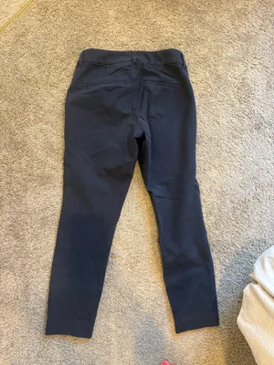 Old Navy Navy Straight-Leg Women's Pants thumbnail 4