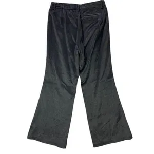 Club‎ Monaco Charcoal Mid Rise Cotton Blend Wide Leg Pant Career Business Size 6 thumbnail 2