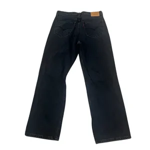 Levi's Women's Loose Straight Jeans Black Denim W27 L30 Standard 5-Pocket Design thumbnail 3