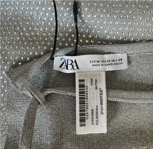 ZARA Open Back Sparkly Crop Top thumbnail 7