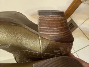 dingo | Primrose Metallic Gold Western ankle boots size 8 thumbnail 2