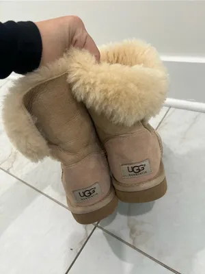 UGG Tan Bailey Button Boots Size 6 US thumbnail 4