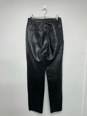 Aritzia Wilfred Melina Leather Pants Black thumbnail 5