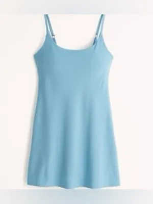 Abercrombie & Fitch Traveler Active Mini Dress Blue thumbnail 2