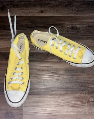 Converse Yellow Shoes thumbnail 1