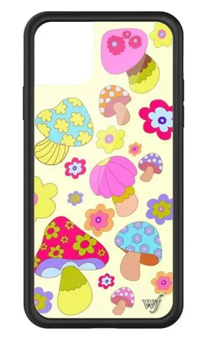 Wild Flower Groovy Shrooms iPhone 11 Pro Max Case thumbnail 1