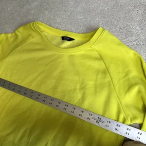 Womens‎ Huk Fishing Large Long Sleeve Crewneck Sweater Yellow thumbnail 4