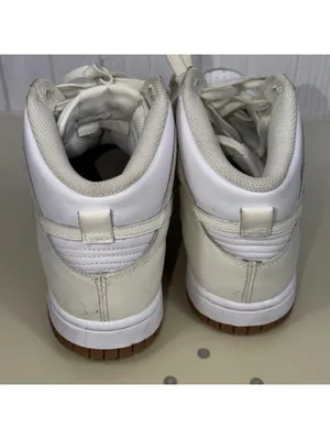 Nike Dunk High White Sail Gum Sneakers Women’s 7 thumbnail 6