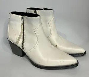 Circus by‎ Sam Edelman white whistler boots women's size 8 western trendy thumbnail 1