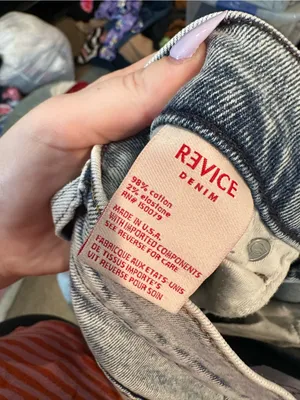 Revice Denim Acid Wash Light Wash High-Rise Women’s Jeans Size 26 Women's thumbnail 6