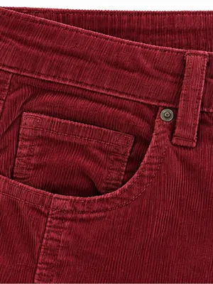 Risen Jeans Size 13/31 Brick Red Corduroy High Rise Wide Leg Pants thumbnail 6