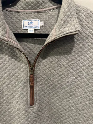 Southern Tide Men’s Quilted Quarter Zip Pullover thumbnail 3