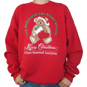 Vintage Y2K Lee Bear Christmas Sweatshirt thumbnail 1