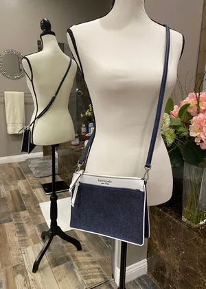 Denim Crossbody Handbag Purse thumbnail 2