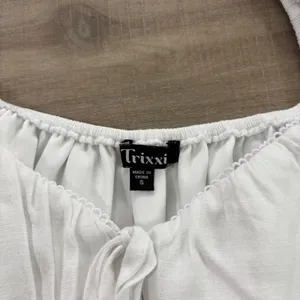 Trixxi White Mini Dress Women Size Small thumbnail 2