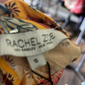 Rachel Zoe Vibrant Yellow Floral top thumbnail 2