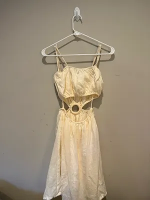 Anthropologie Dress Mini Linen thumbnail 4