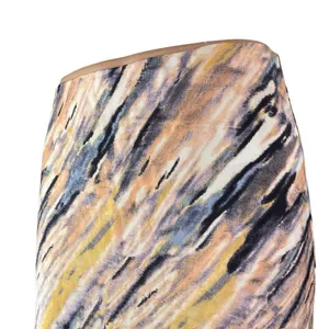 Aritzia Babaton Multicolor Abstract Striped High Waisted Midi Slip Skirt Size 2 thumbnail 2