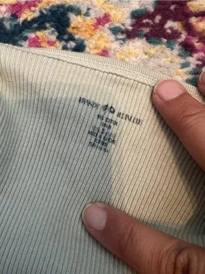 Brandy Melville Light Sage Tie-Front Long Sleeve Top - Women thumbnail 9
