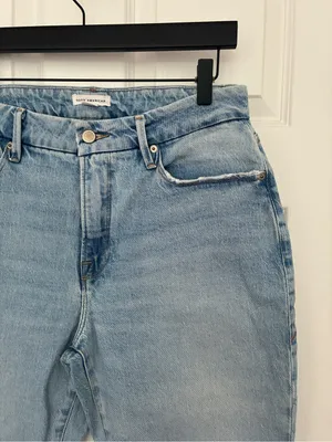 Good American Boyfriend Straight Jeans, Size 28 thumbnail 5