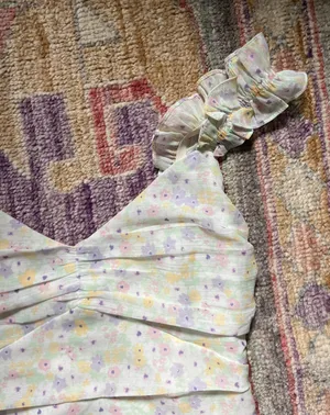 Elodie Dress Mini Floral Shirred thumbnail 5