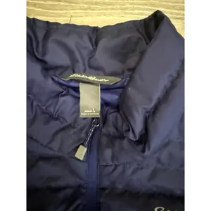 Eddie Bauer EB600 Goose Down Puffer Vest Purple Women's Size Large thumbnail 5