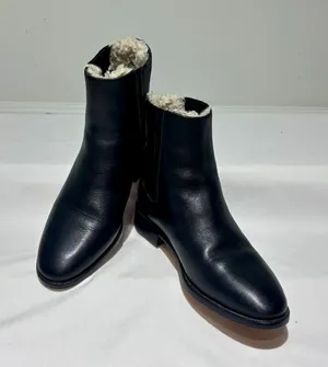 J.Crew Black Lined Ankle Boots  Size 6 thumbnail 1
