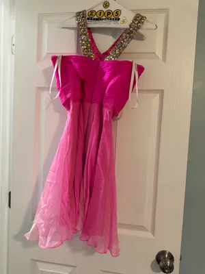Pink Sherri Hill Dress Homecoming Rhinestone thumbnail 4