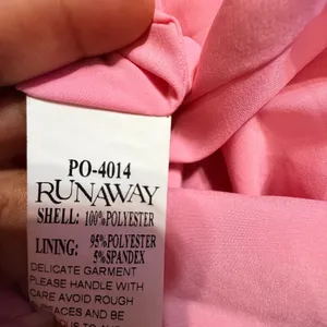 Runaway The Label Pink Floral Tulip Ruffle Tiered Corset Maxi Dress PO-4014 L thumbnail 8