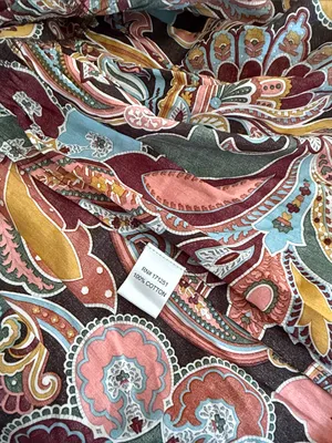 Love the Label Anthropologie Lindsey print ruffle maxi dress paisley S liberty thumbnail 6
