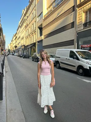 Eyelet white skirt Size XS thumbnail 2