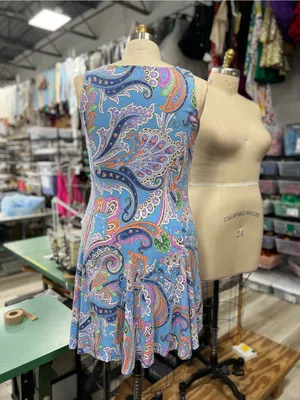 Lauren Ralph Lauren Paisley Dress XL thumbnail 4