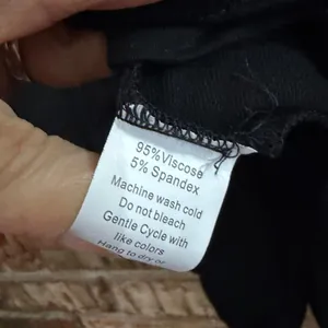 Emerson Street Women Stretch Hooded Top Size XL Black Fleur De Lis Saints French thumbnail 5