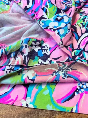 Lilly Pulitzer Georgia May Palazzo Wide Leg Pull On Pant High Tide Size Medium thumbnail 9