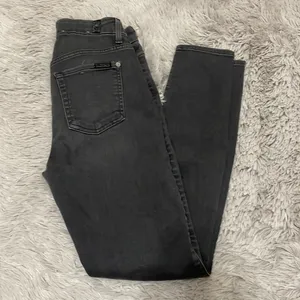 7 For All Mankind Gray High‎ Waist Ankle Skinny Jeans thumbnail 3