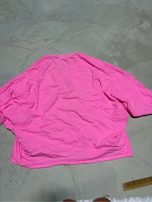 aerie Bright Pink Oversized Crew Tee small thumbnail 9