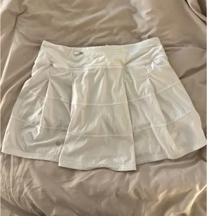 White Lululemon Skirt Pace Rival thumbnail 2