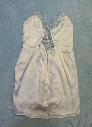 Sister Party White Lace Mini Dress thumbnail 3