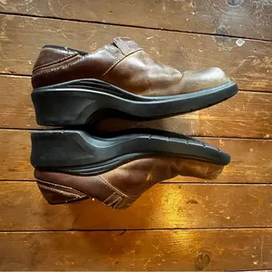Ariat Santa Cruz Brown Mocha Leather Slip On ATS Clogs 93927 thumbnail 4