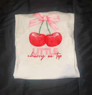Bella Canvas White Cherry Zeta Tau Alpha T-Shirt thumbnail 1