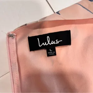Lulus Magical Meadow Blush Pink Floral Print‎ Skort Dress LARGE thumbnail 12